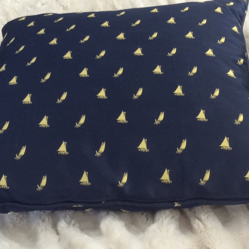 Nautical Navy Pillow